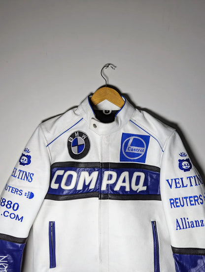 BMW  Y2K RETRO RACING LEATHER JACKET FORMULA 1
