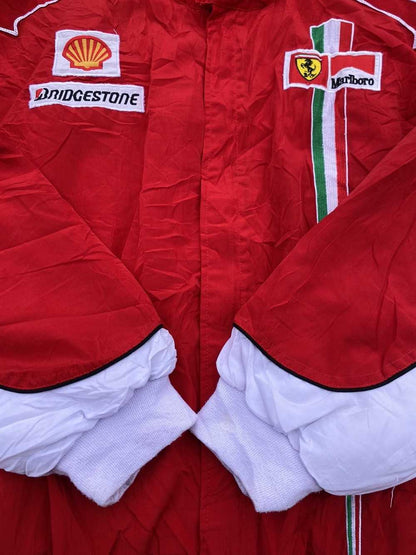 Ferrari Bridgestone Vintage Vintage Ferrari Jacket Red