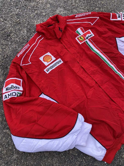 Ferrari Bridgestone Vintage Vintage Ferrari Jacket Red
