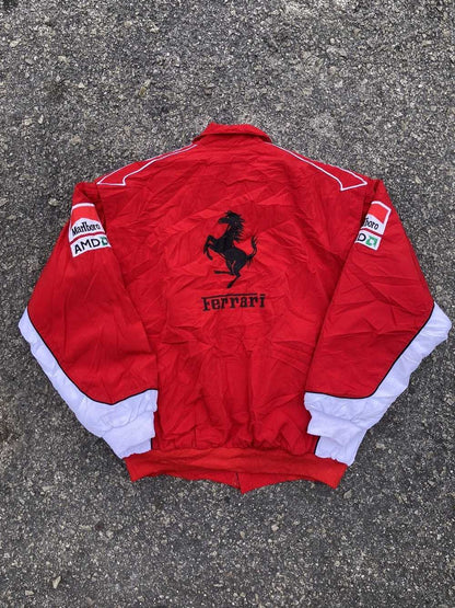 Ferrari Bridgestone Vintage Vintage Ferrari Jacket Red