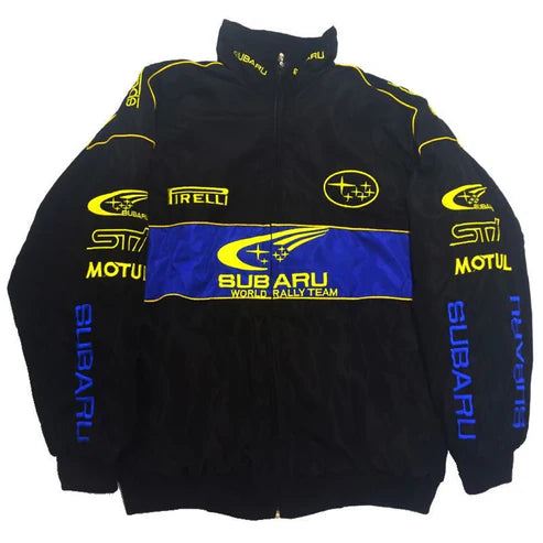 Racing Jacket SUBARU World Team Rally Racing Vintage