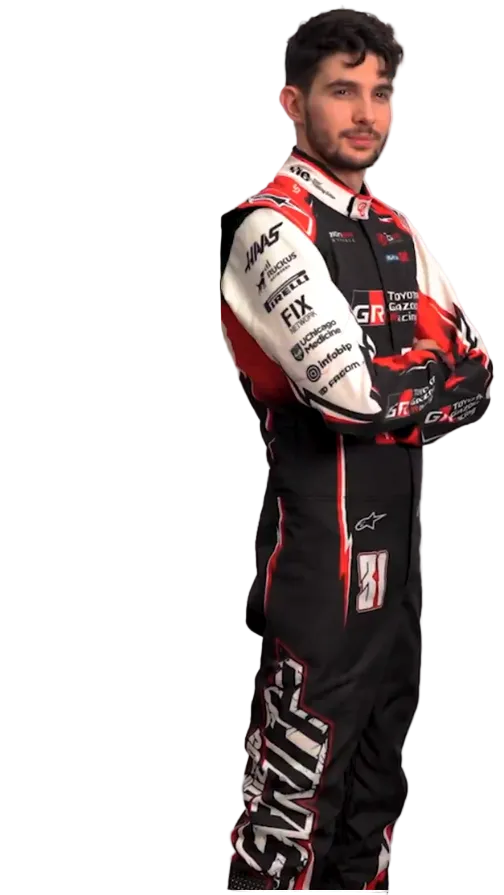 New 2026 Esteban Ocon Japanese GP Haas F1 Race Suit
