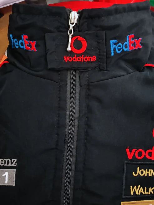 Retro Jacket Racing F1 MERCEDES-BENZ Vintage Black