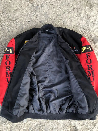 Vintage Ferrari F1 Racing Jacket Sublimation  Logo
