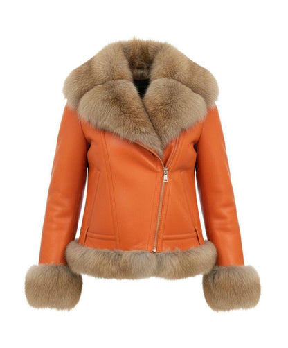 Luxury Sheepskin Jacket | Women's winter coat