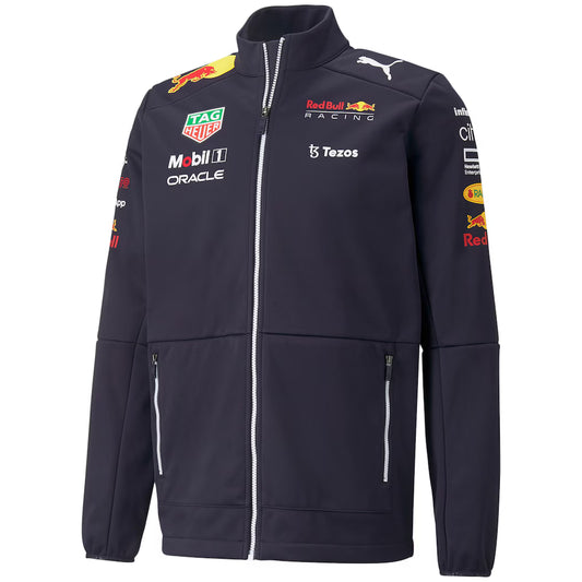 2022 F1 Red Bull Racing Team Softshell Jacket Nave Blue