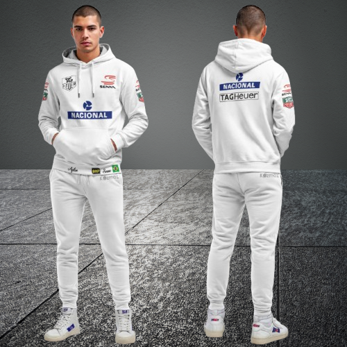 Ayrton Senna F1 Racing John Player Tracksuit 1985 White