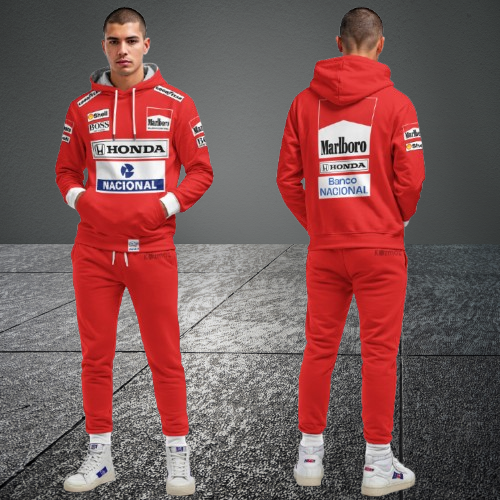 Ayrton Senna F1 Racing Tracksuit Red 1988