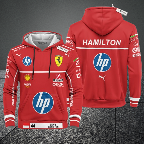 Lewis Hamilton F1 Racing HP Hoodies 2025