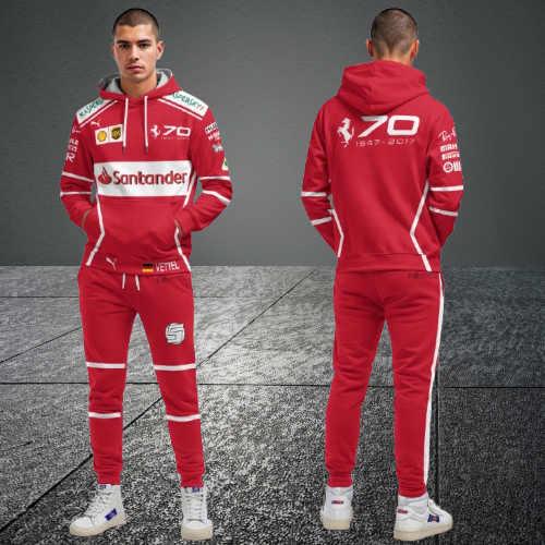 Sebastian Vettel F1 Racing 70th Anniversary Tracksuit 2017