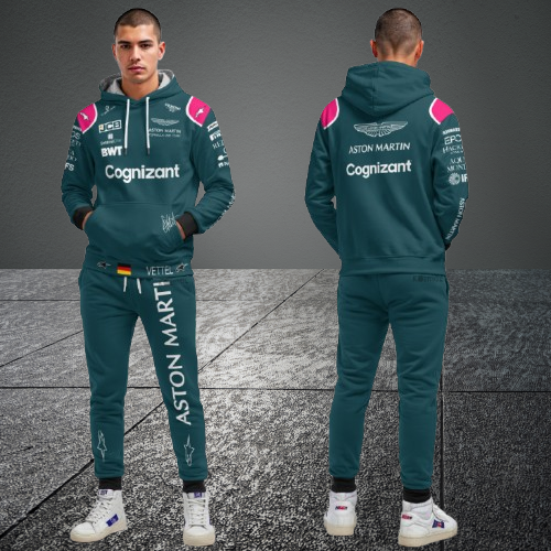 Sebastian Vettel Aston Martin F1 Racing Tracksuit Green 2021
