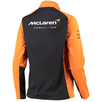 2022 F1 Team McLaren Softshell Jacket Orange Black