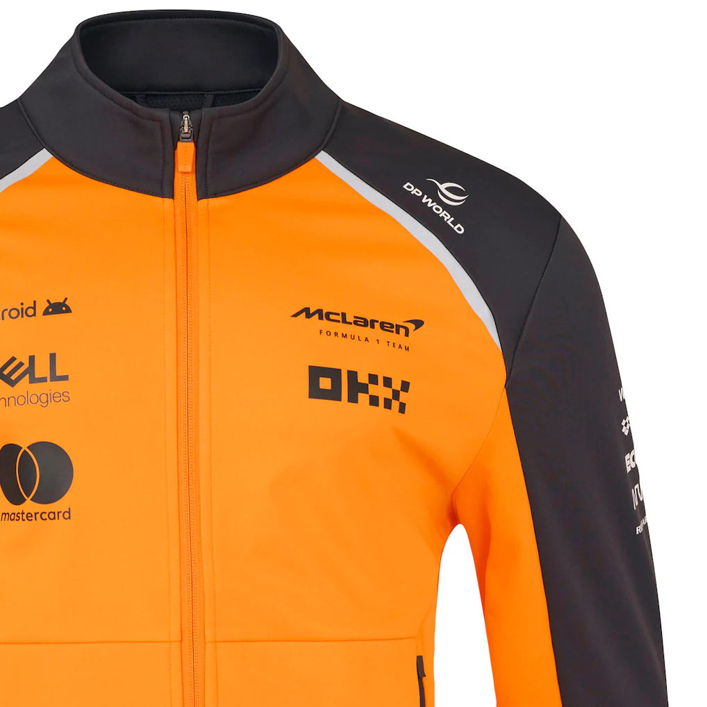 2025 F1 Team McLaren Softshell Jacket Orange
