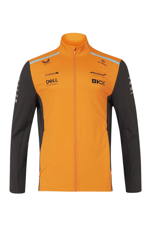 2024 F1 Team McLaren Softshell Jacket Orange Black