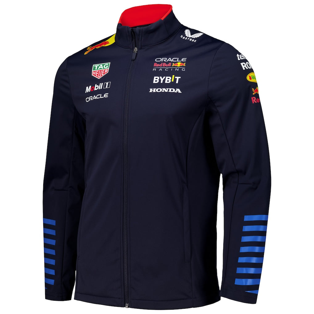 2024 F1 Red Bull Racing Team Softshell Jacket Nave Blue