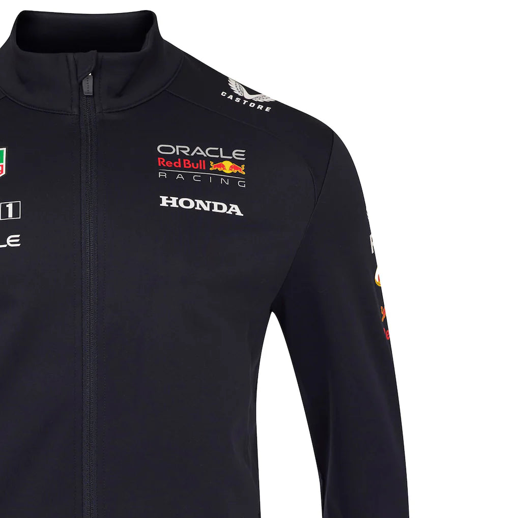 2025 F1 Red Bull Racing Team Softshell Jacket Nave Blue