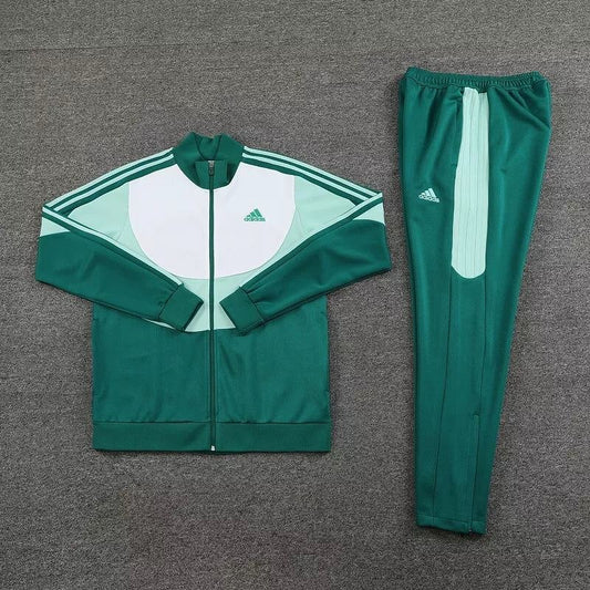 New Adidas Originals FULL TRACKSUIT Green - White