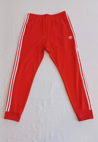 New Men’s Adidas Originals Primeblue Superstar Tracksuit ~ Red