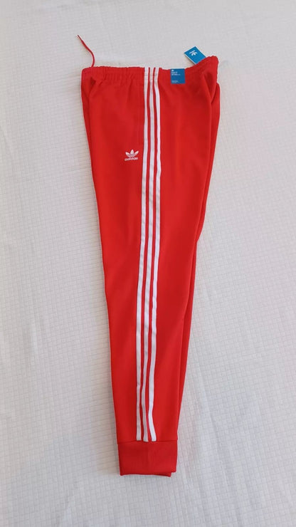 New Men’s Adidas Originals Primeblue Superstar Tracksuit ~ Red