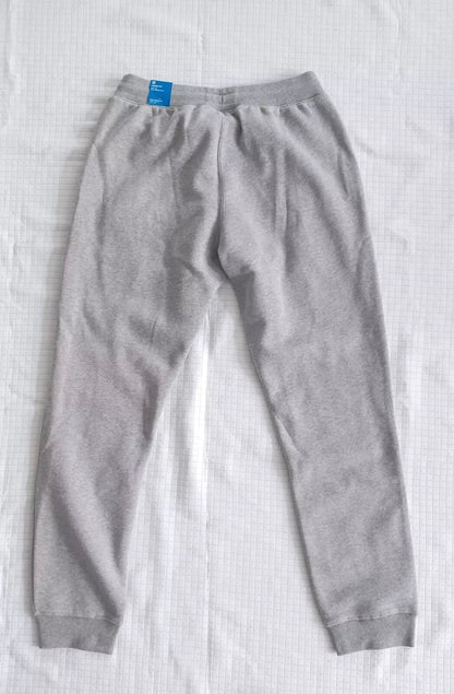 New Men's Adidas Originals Trefoil Fleece Sweatsuit ~ Grey & White