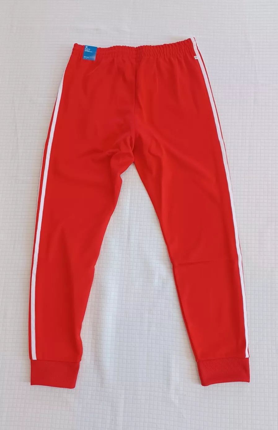 New Men’s Adidas Originals Primeblue Superstar Tracksuit ~ Red