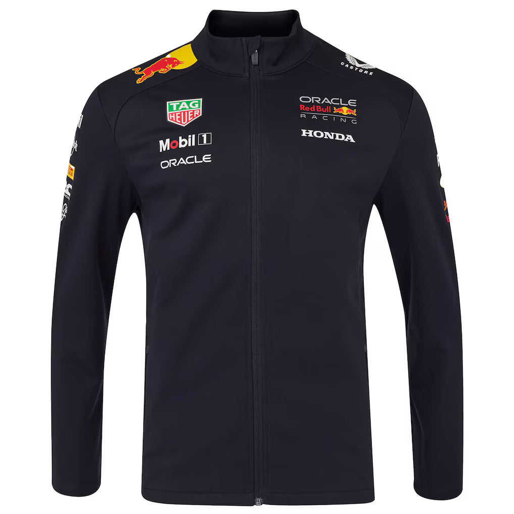 2025 F1 Red Bull Racing Team Softshell Jacket Nave Blue