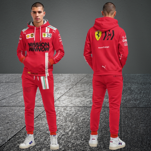Carlos Sainz Scuderia Ferrari F1 Racing Tracksuit 2021