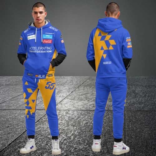Carlos Sainz McLaren F1 Racing Tracksuit Blue 2019