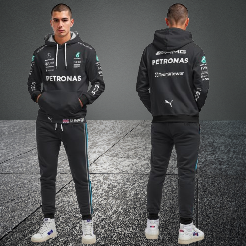George Russell Racing Costume F1 Racing Tracksuit 2024