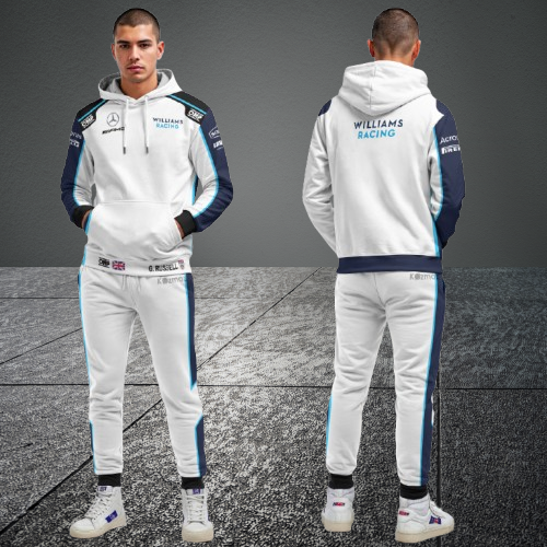 George Russell Williams F1 Tracksuit White 2021