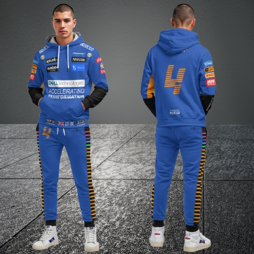 Lando Norris McLaren F1 Racing Tracksuit Blue