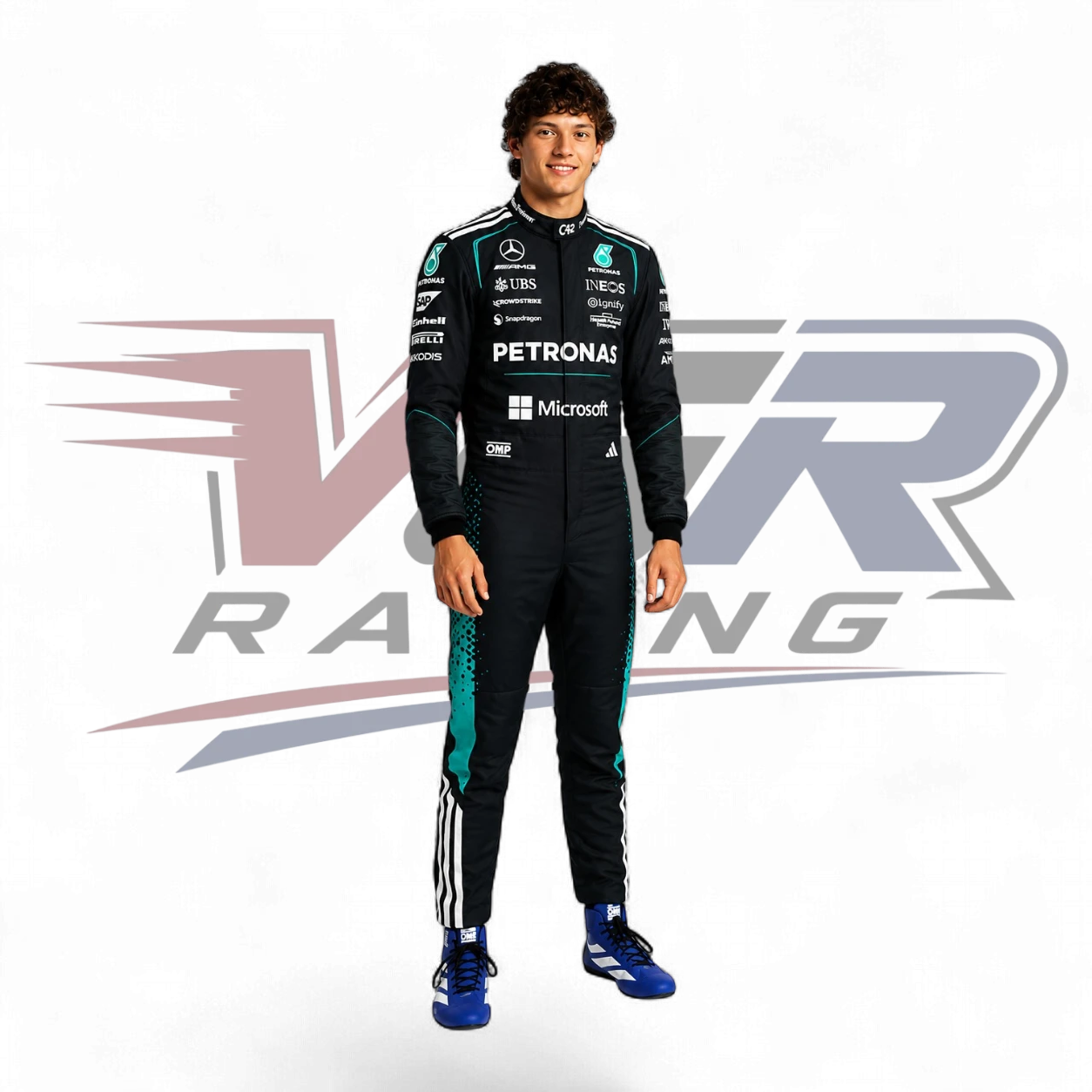 New 2026 Kimi Antonelli Team Mercedes F1 Racing Suit