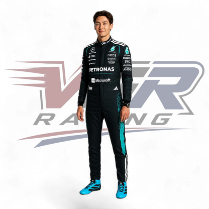 New 2026 George Russell Team Mercedes F1 Racing Suit