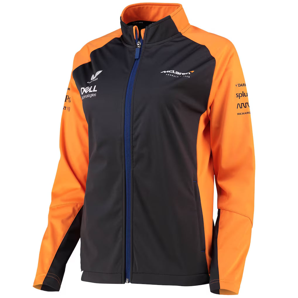 2022 F1 Team McLaren Softshell Jacket Orange Black